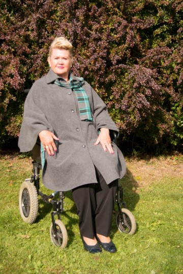 Rolstoelcape (grijs)