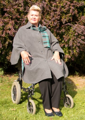 Rolstoelcape (grijs)